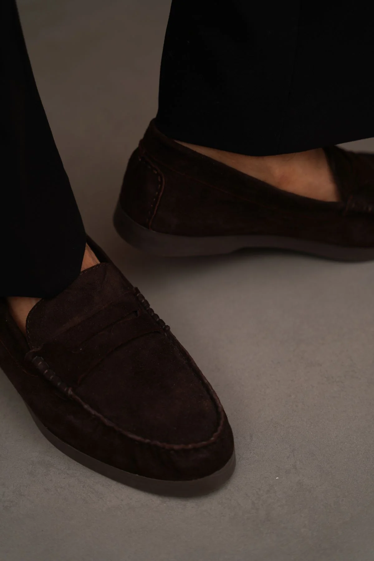 GOAT SUEDE LEATHER LOAFERS
