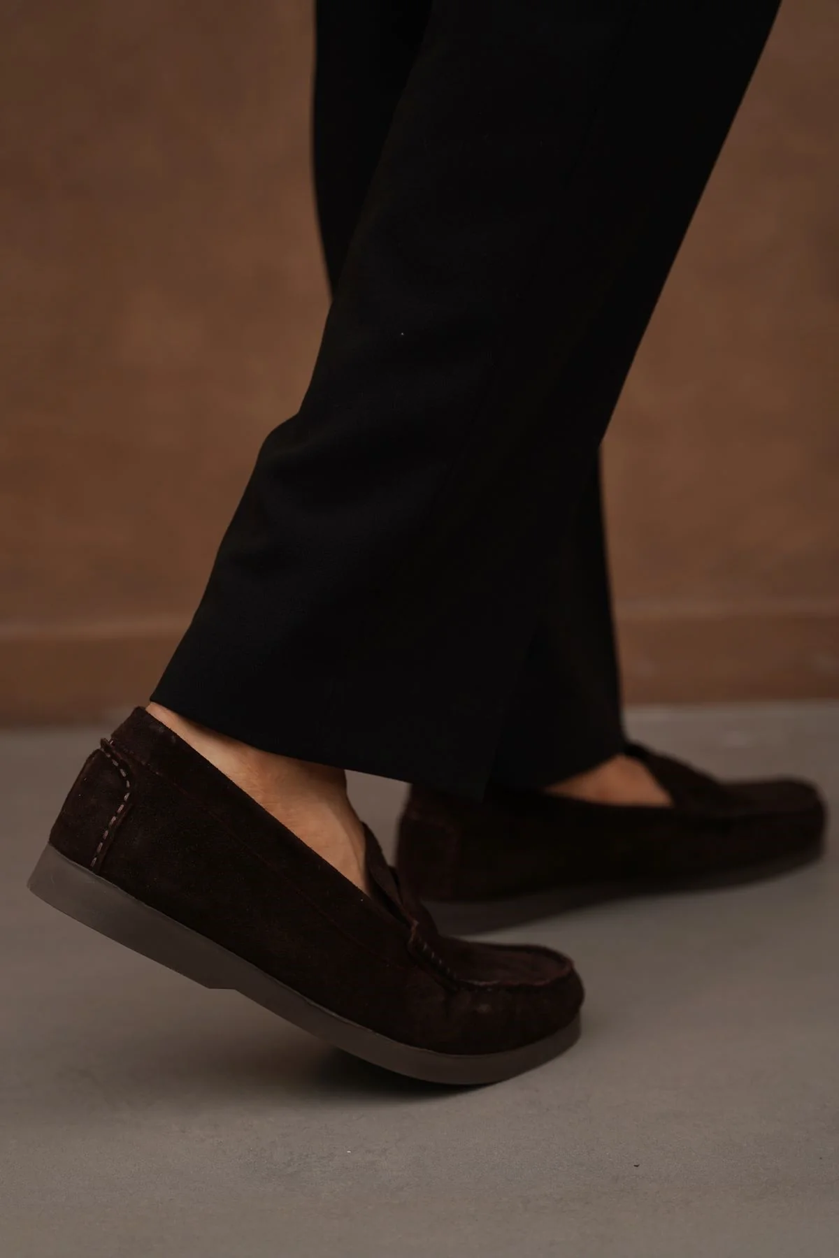 GOAT SUEDE LEATHER LOAFERS