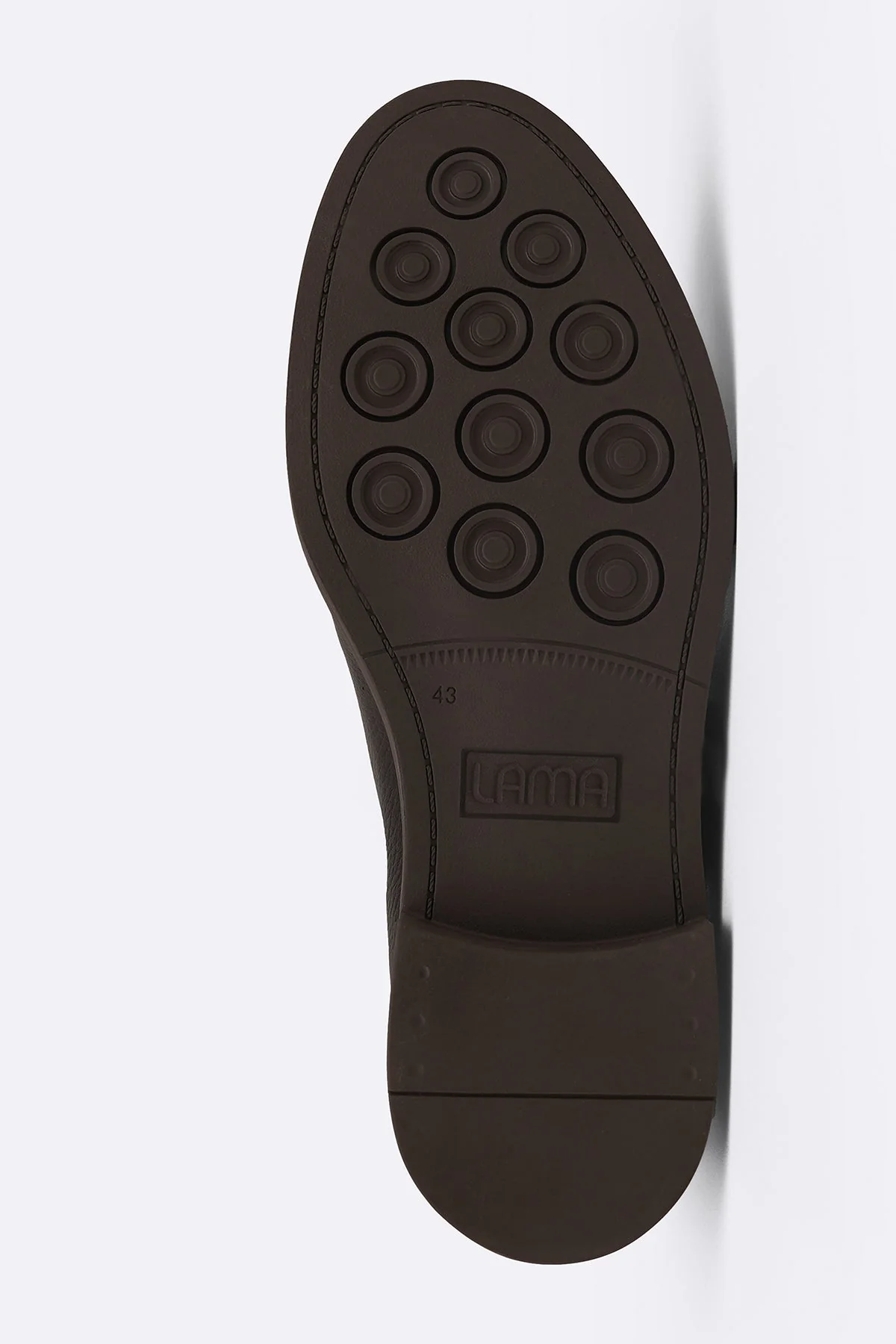 GRAINED LEATHER TASSEL LOAFERS