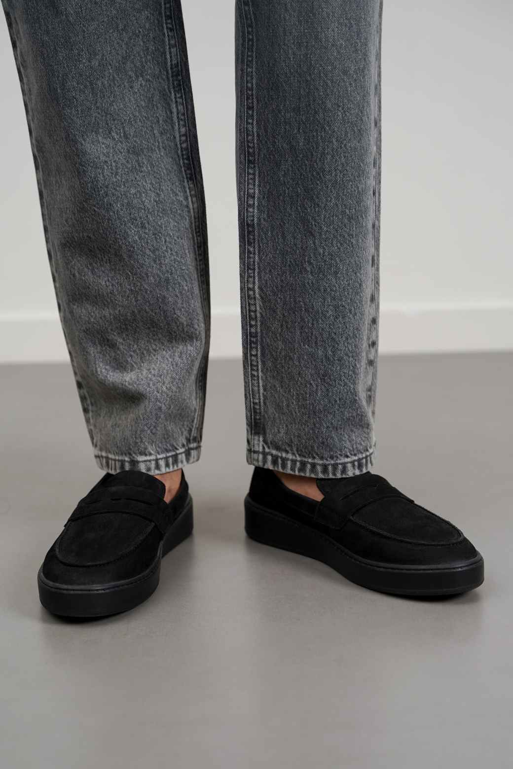 LEATHER PENNY LOAFERS